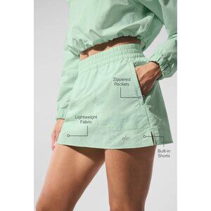 ALO Yoga Mint Green Mini Skirt
